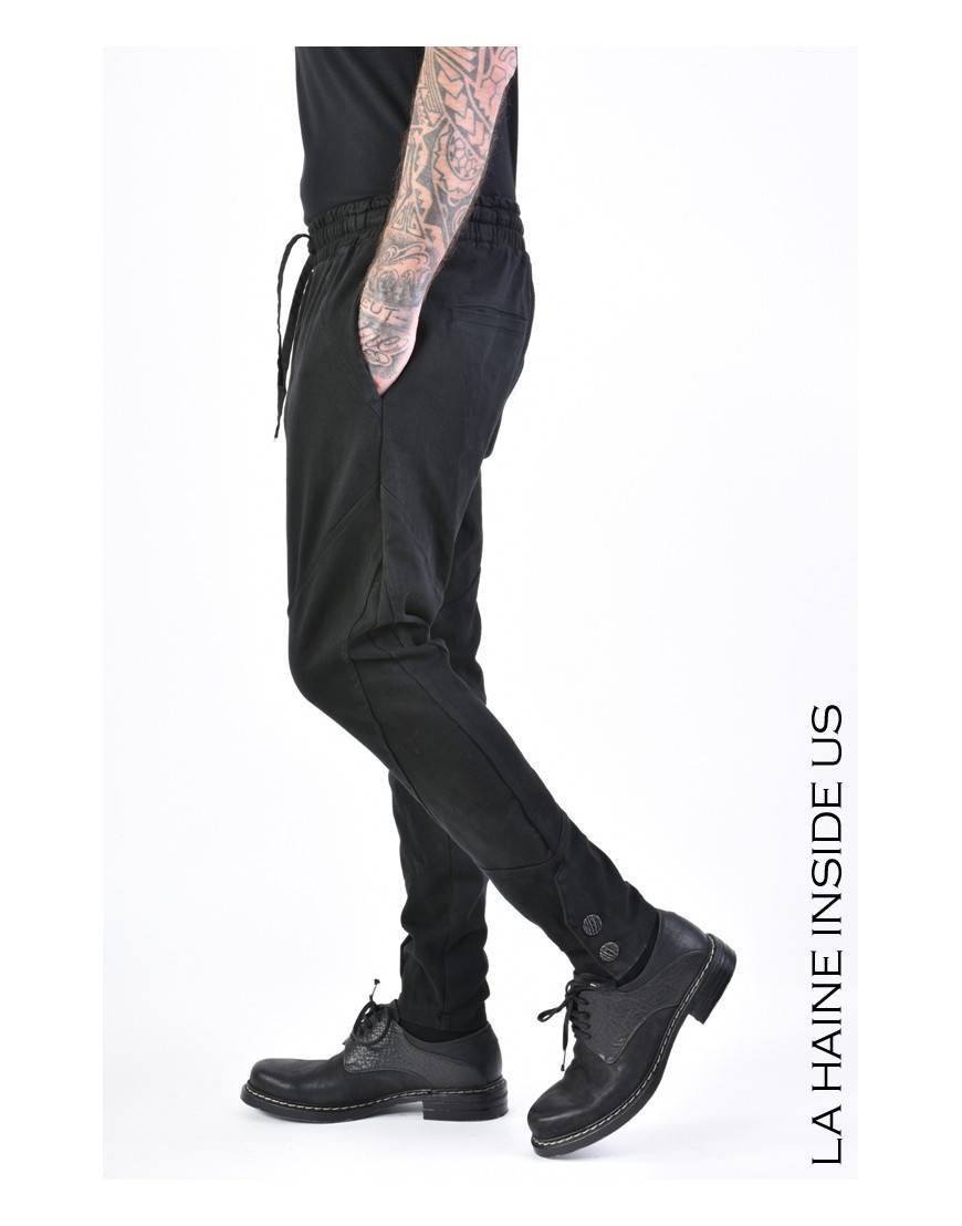 La haine inside us 3B LM145 PANTALONE Nero