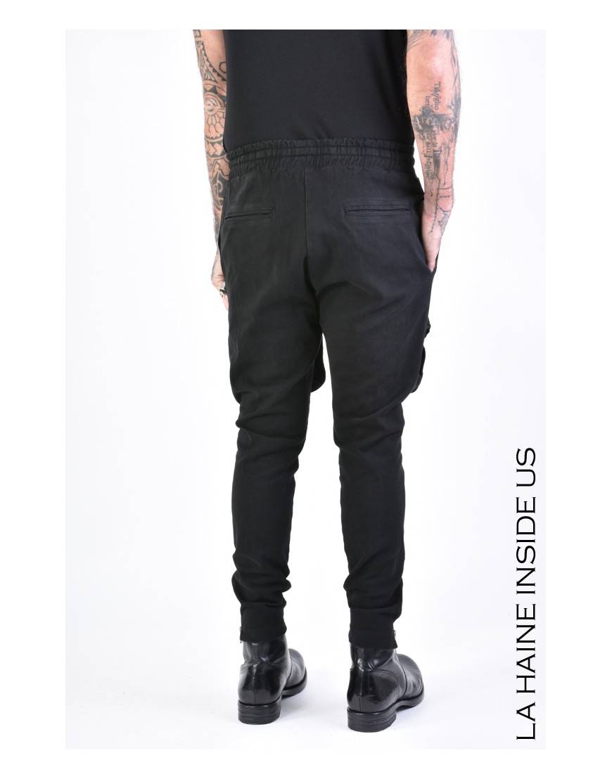 La Haine Inside Us 3B LM146 PANTALONE Nero