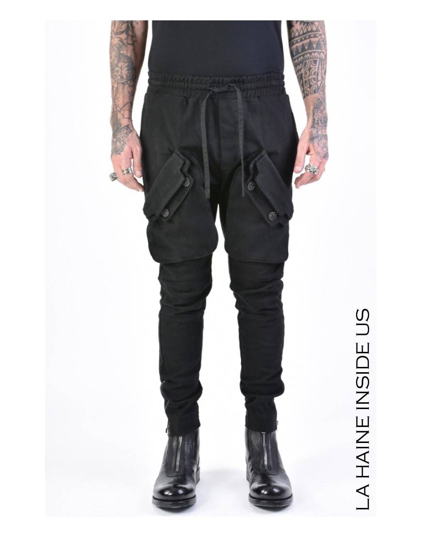 La haine inside us 3B LM146 PANTALONE Nero