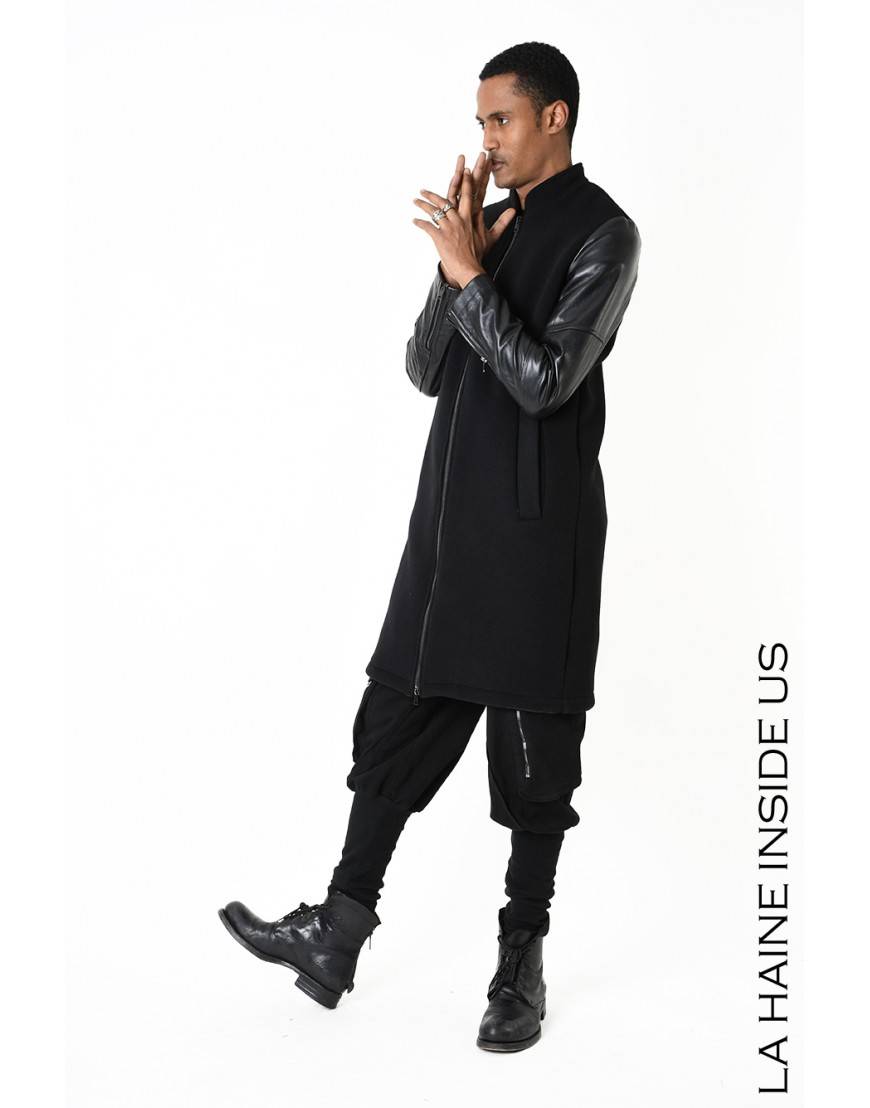 La Haine Inside Us 3B LM183 CAPPOTTO Nero