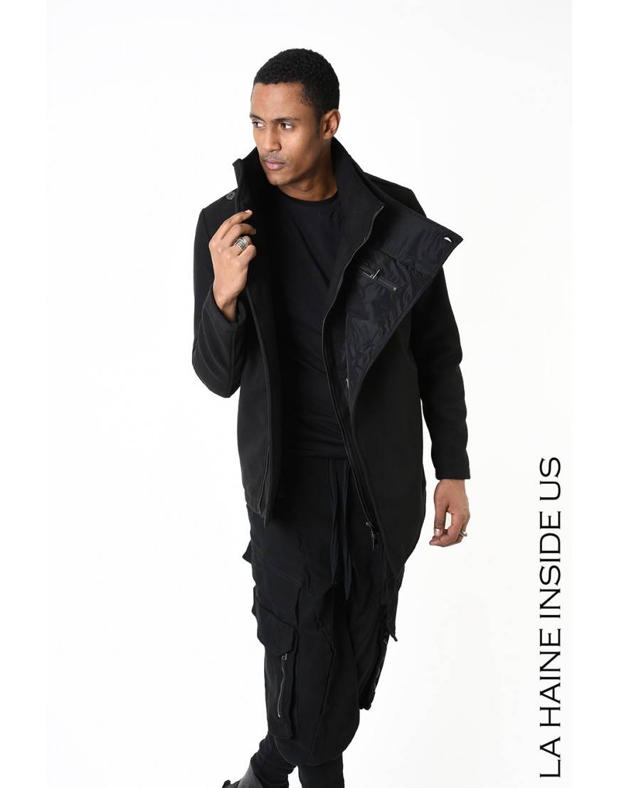 La Haine Inside Us 3B LM185 CAPPOTTO Nero