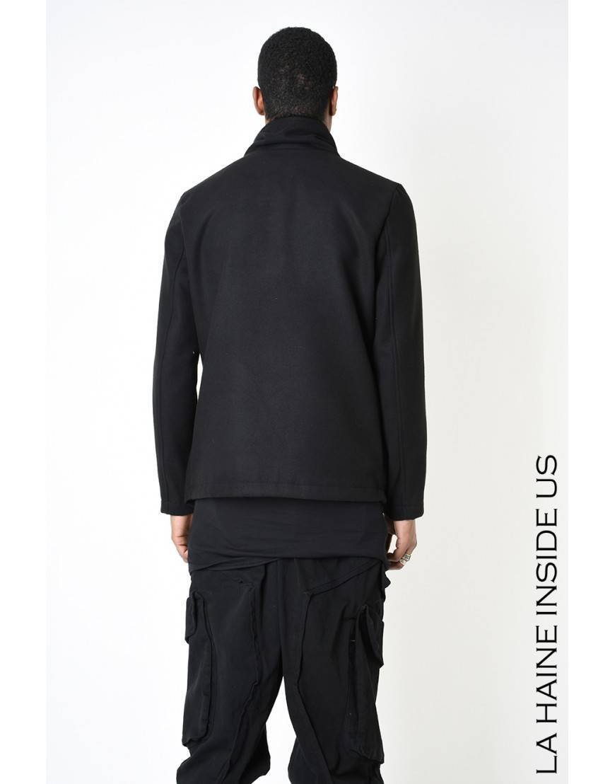 La Haine Inside Us 3B LM185 CAPPOTTO Nero