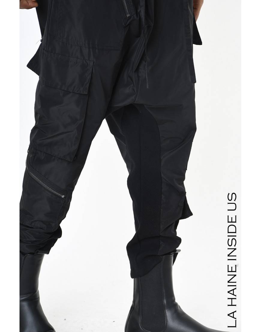 La Haine Inside Us 3B LM189 PANTALONE Nero