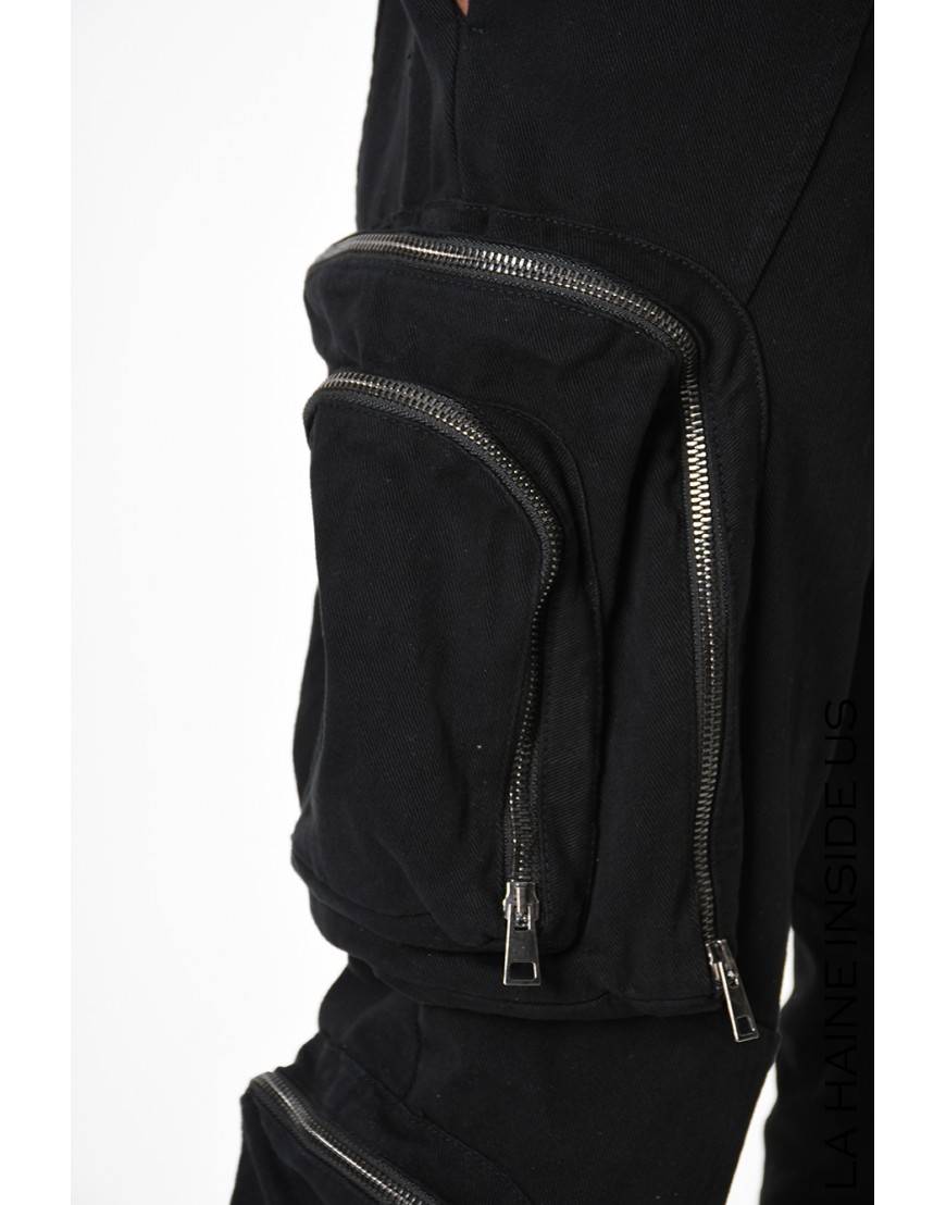 La Haine Inside Us 3B LM190 PANTALONE Nero