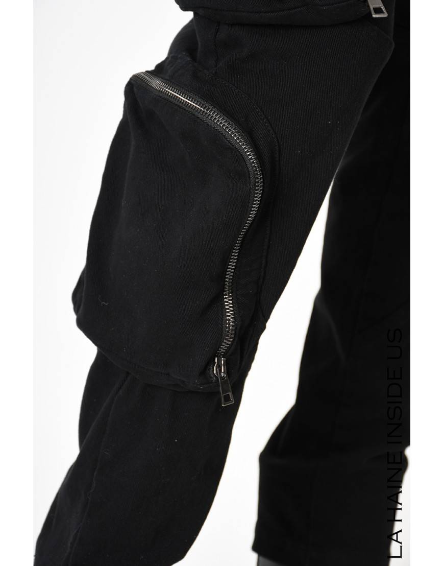 La Haine Inside Us 3B LM190 PANTALONE Nero