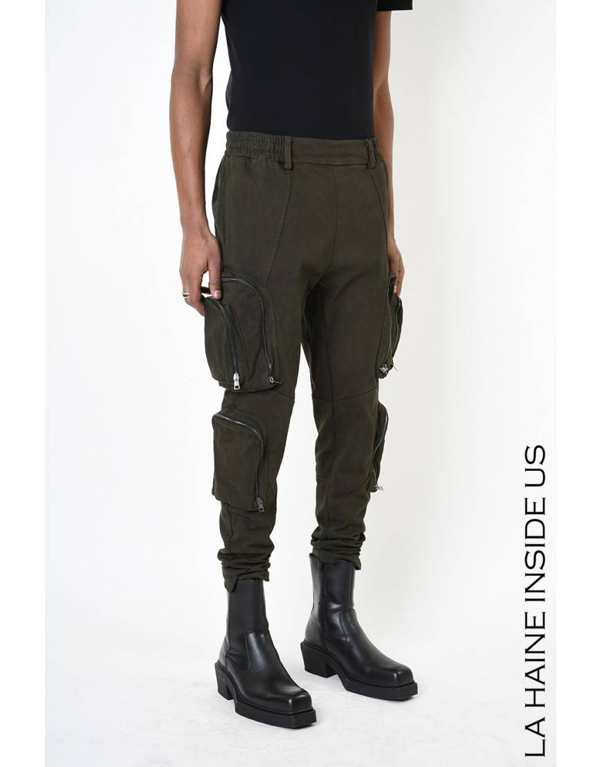 La Haine Inside Us 3B LM190 PANTALONE Verde