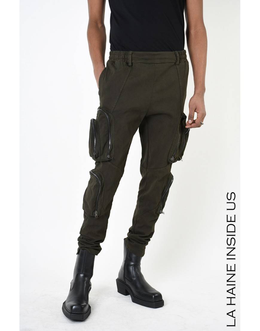 La Haine Inside Us 3B LM190 PANTALONE Verde