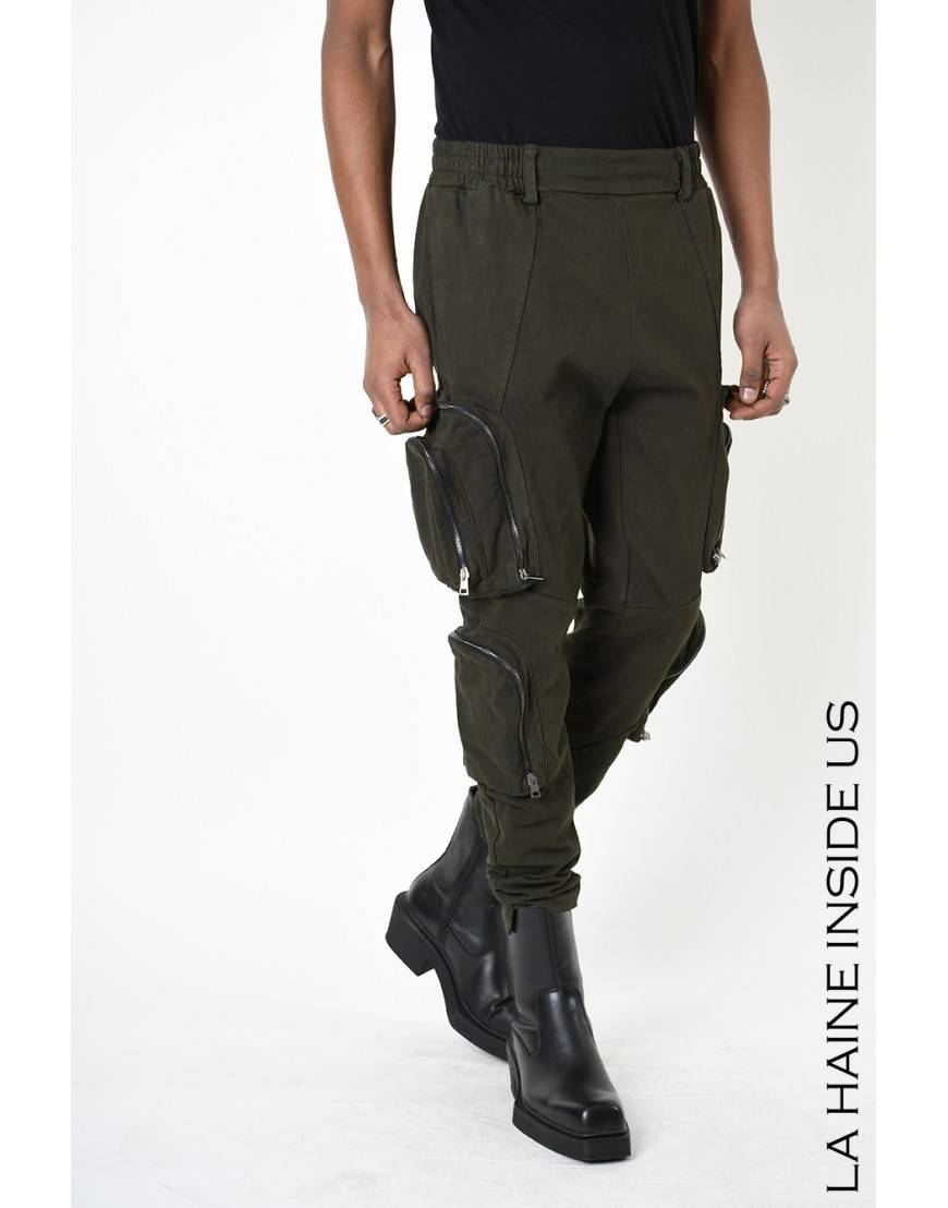 La haine inside us 3B LM190 PANTALONE Verde