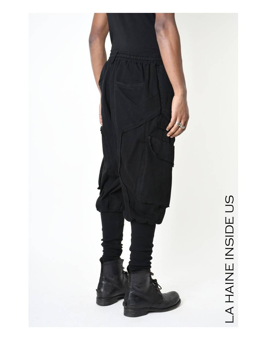 La Haine Inside Us 3B LM191 PANTALONE Nero