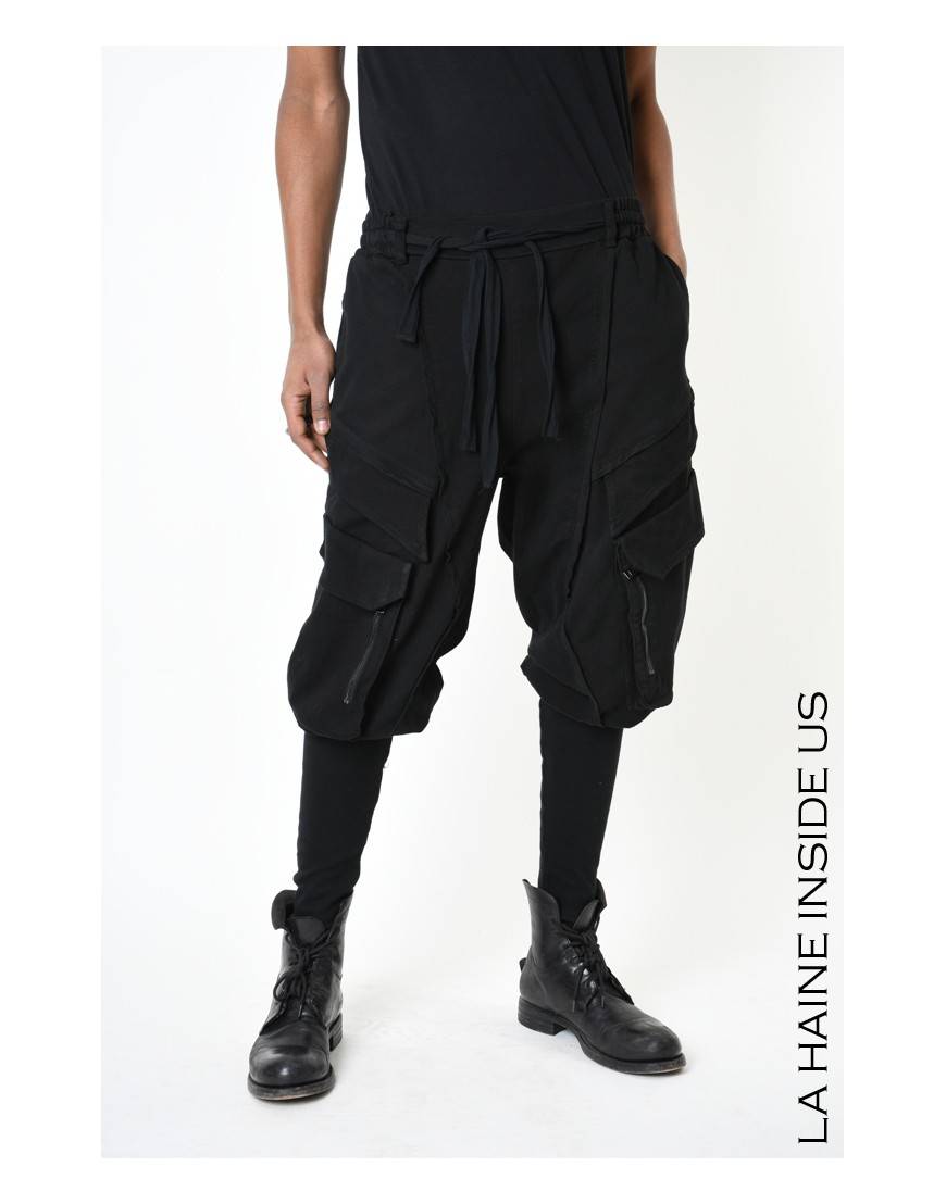 La Haine Inside Us 3B LM191 PANTALONE Nero