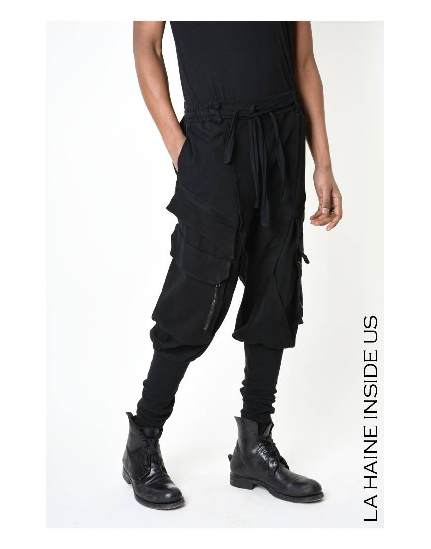 La haine inside us 3B LM191 PANTALONE Nero