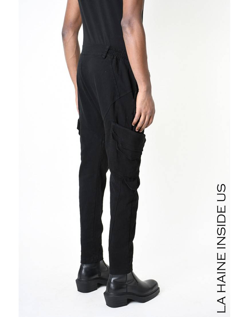 La Haine Inside Us 3B LM192 PANTALONE Nero