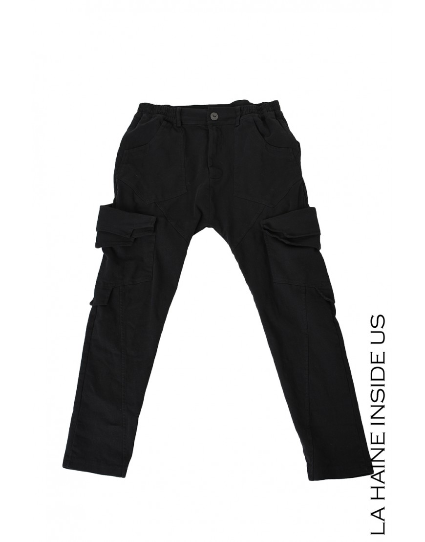 La Haine Inside Us 3B LM192 PANTALONE Nero