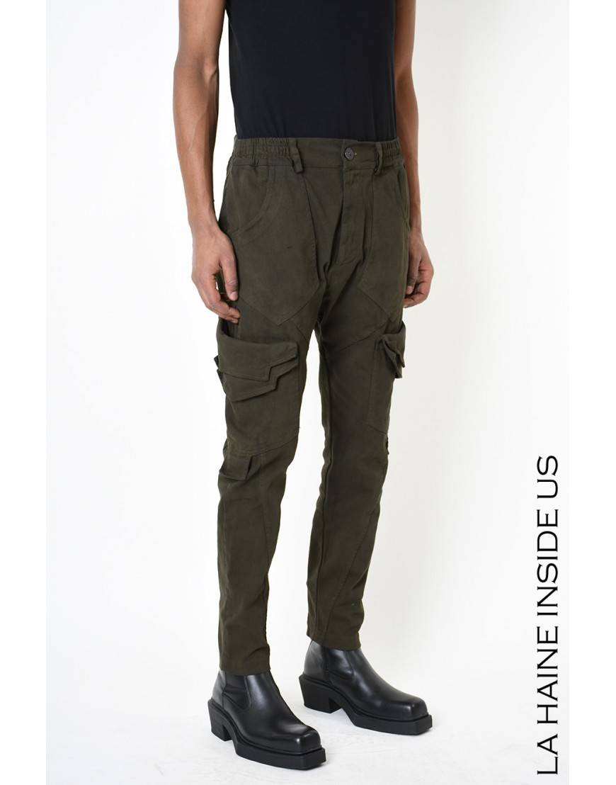 La Haine Inside Us 3B LM192 PANTALONE Verde