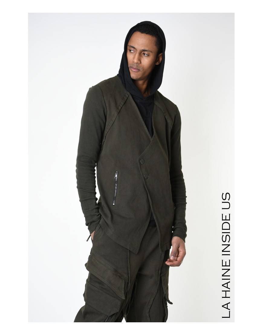 La haine inside us 3B LM193 GIACCA Verde