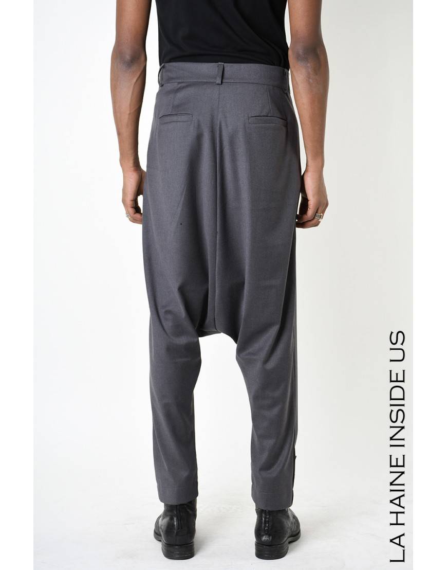 La Haine Inside Us 3B LM195 PANTALONE Grigio