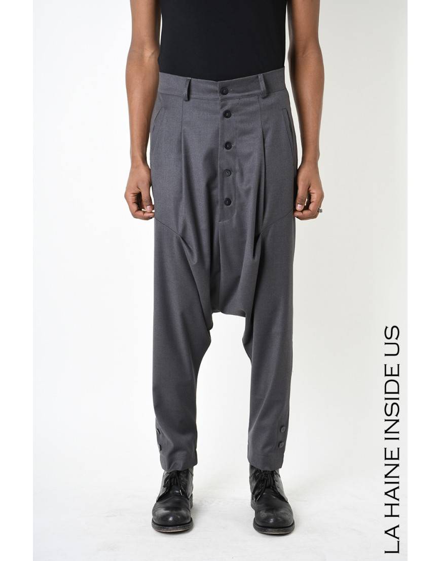 La haine inside us 3B LM195 PANTALONE Grigio