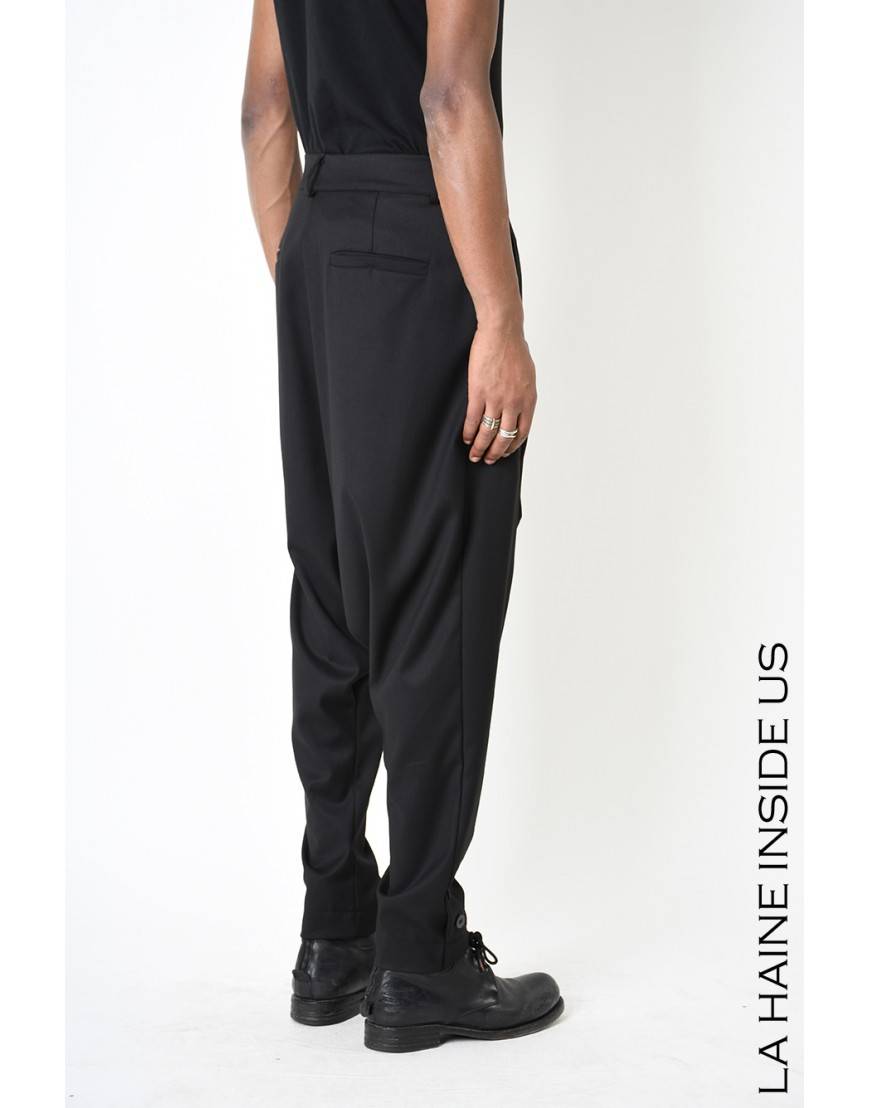 La Haine Inside Us 3B LM195 PANTALONE Nero