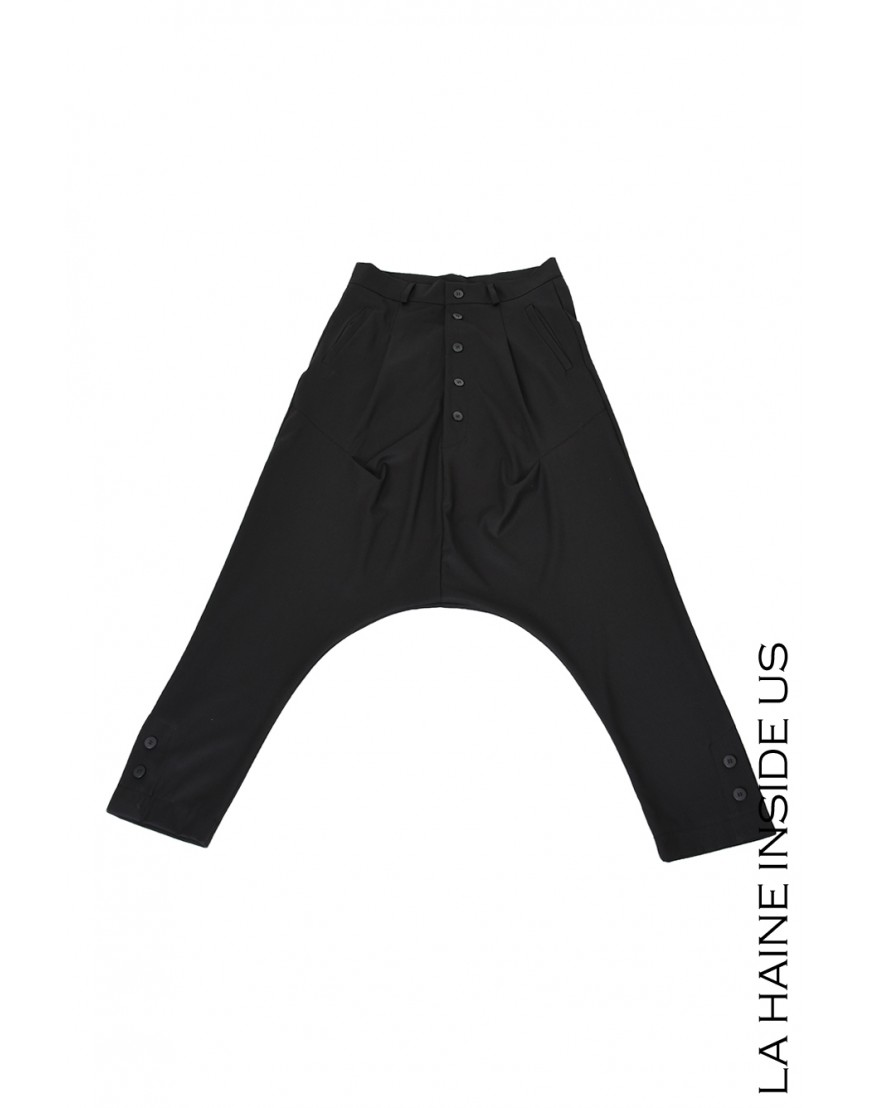 La Haine Inside Us 3B LM195 PANTALONE Nero