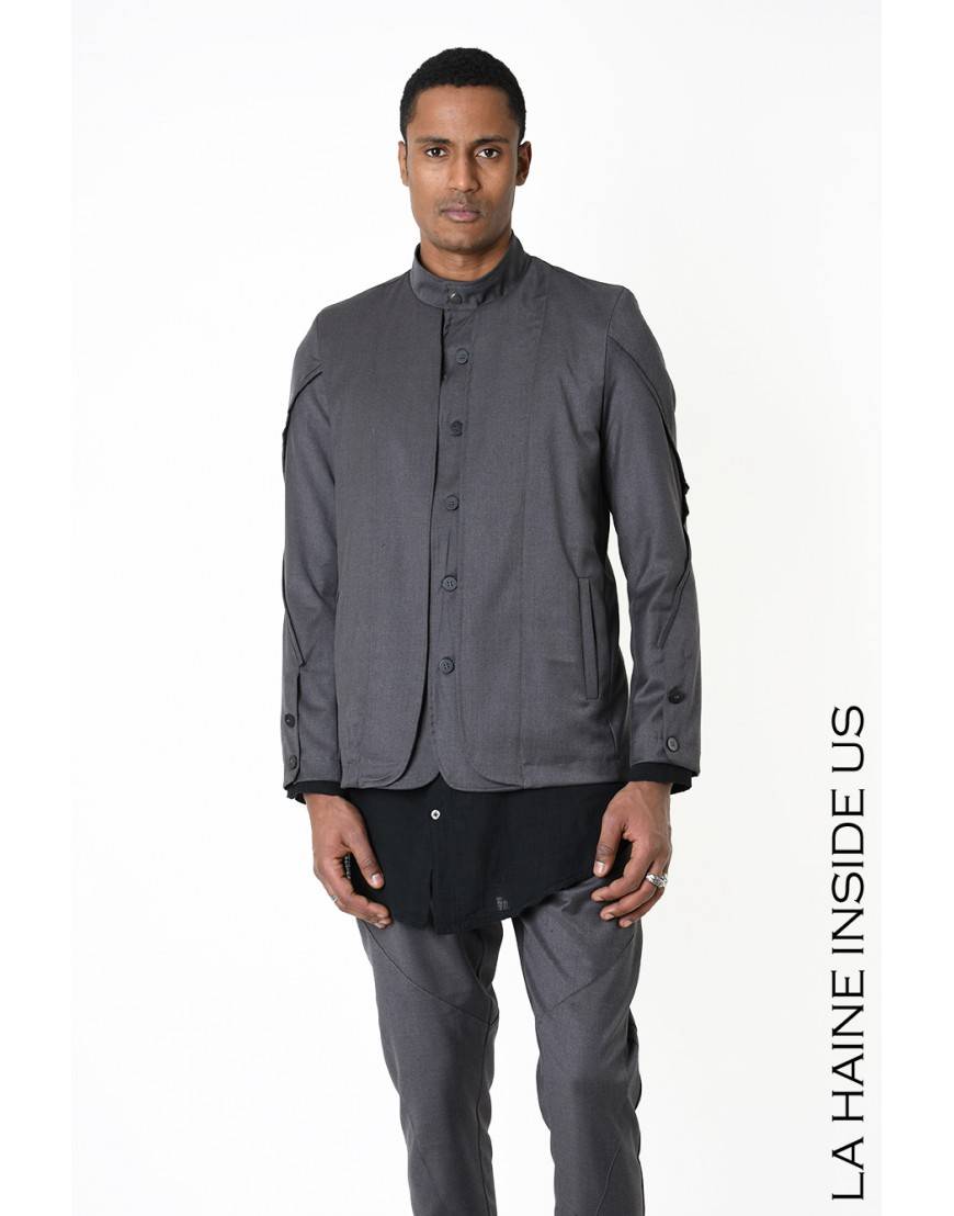 La Haine Inside Us 3B LM196 GIACCA Grigio