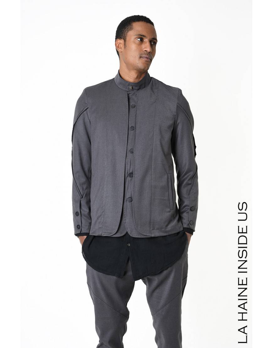 La Haine Inside Us 3B LM196 GIACCA Grigio