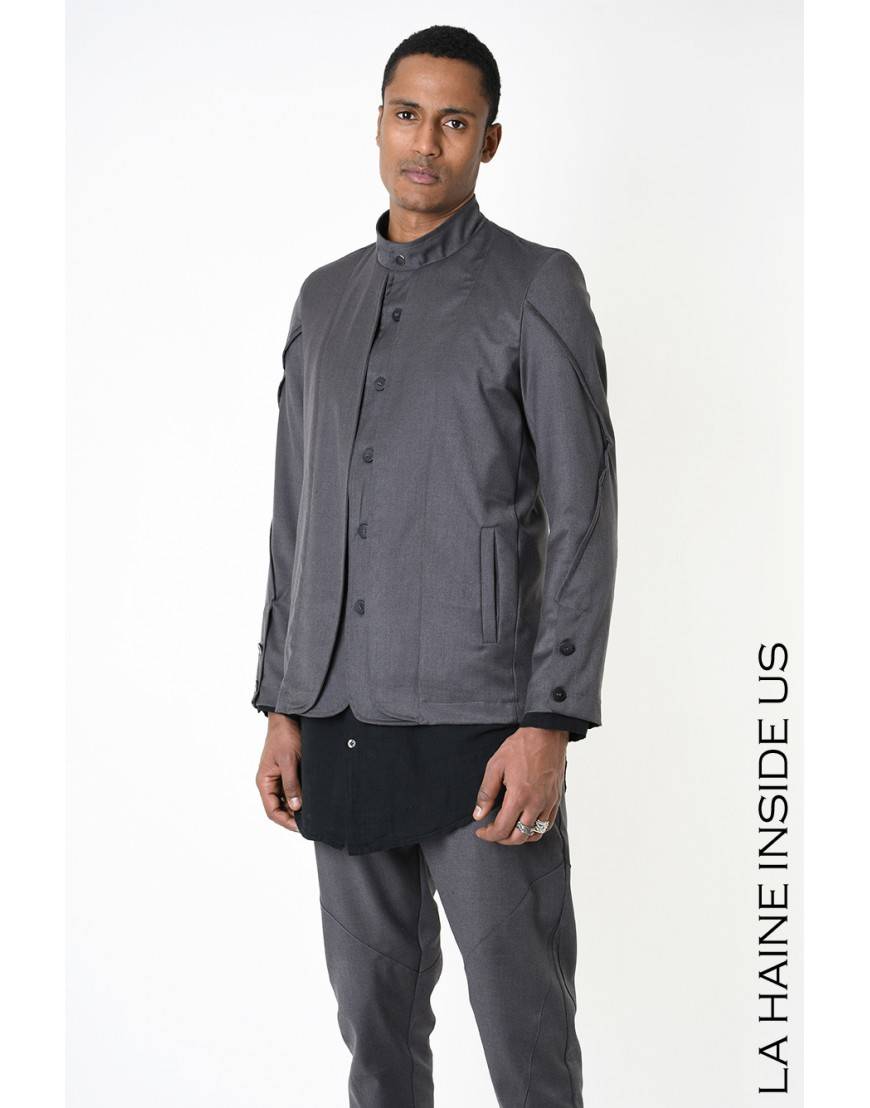 La Haine Inside Us 3B LM196 GIACCA Grigio