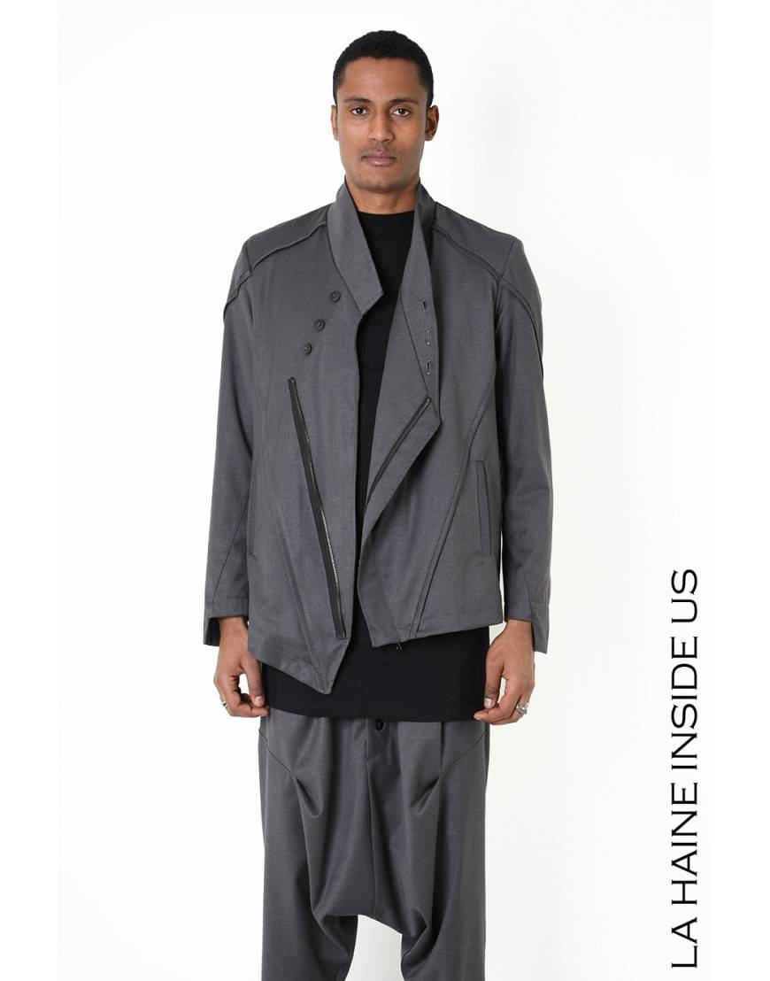 La Haine Inside Us 3B LM197 GIACCA Grigio