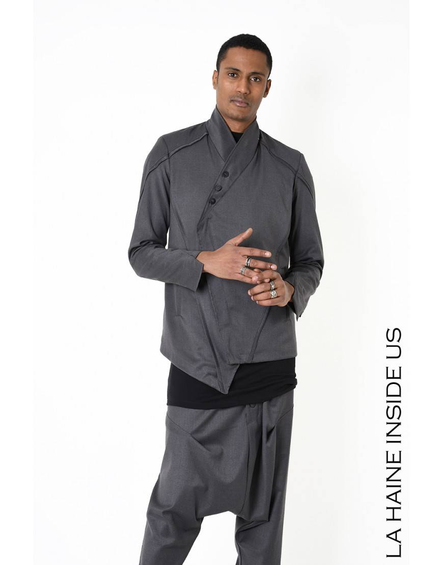 La Haine Inside Us 3B LM197 GIACCA Grigio