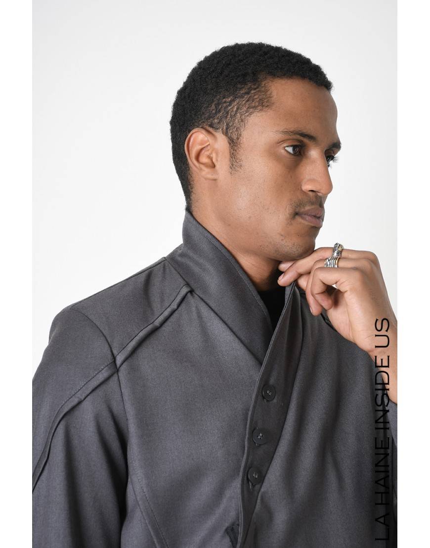 La Haine Inside Us 3B LM197 GIACCA Grigio