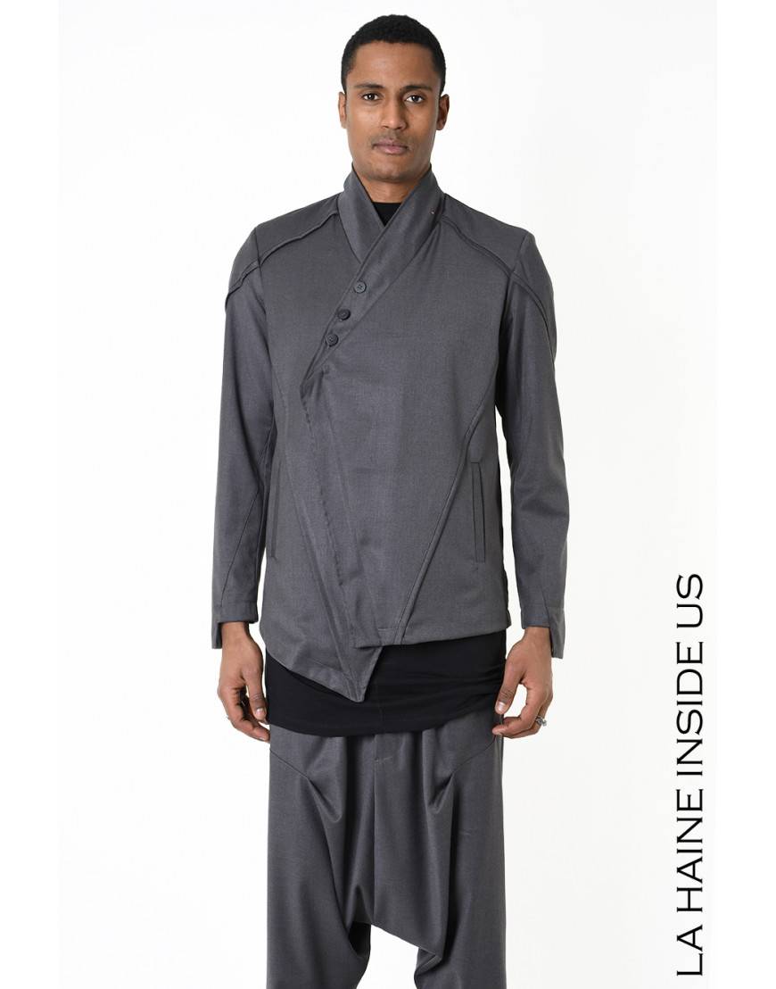 La haine inside us 3B LM197 GIACCA Grigio