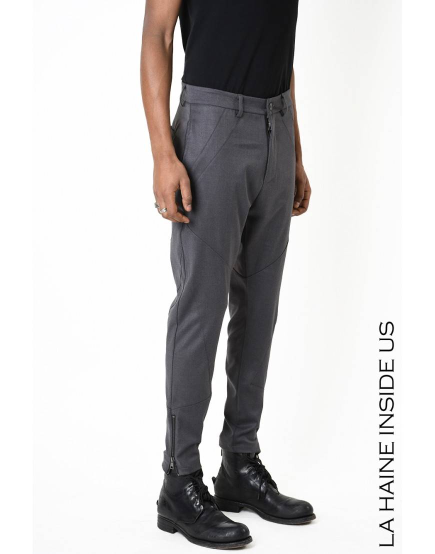 La Haine Inside Us 3B LM198 PANTALONE Grigio