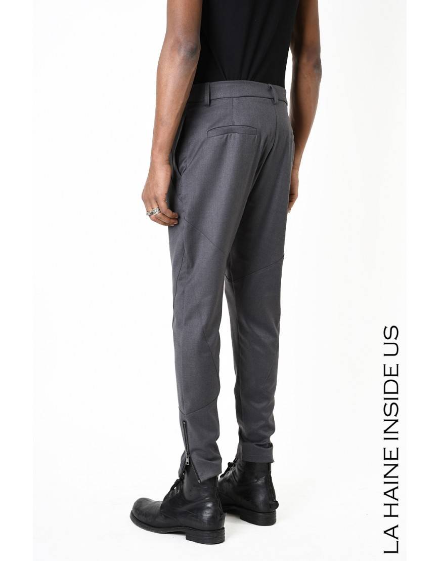 La Haine Inside Us 3B LM198 PANTALONE Grigio