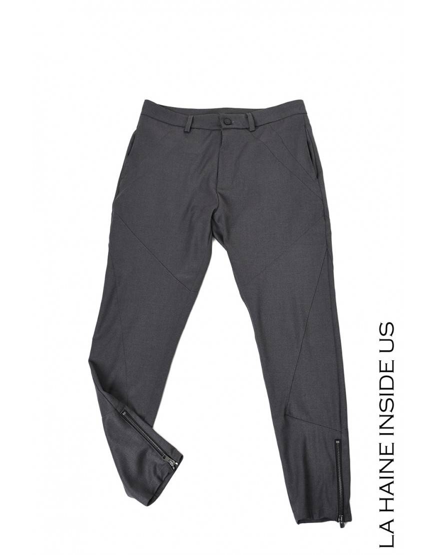 La Haine Inside Us 3B LM198 PANTALONE Grigio