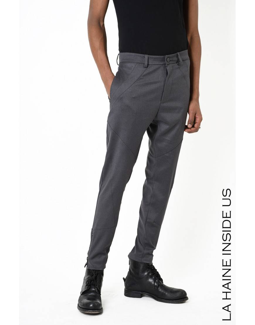 La haine inside us 3B LM198 PANTALONE Grigio