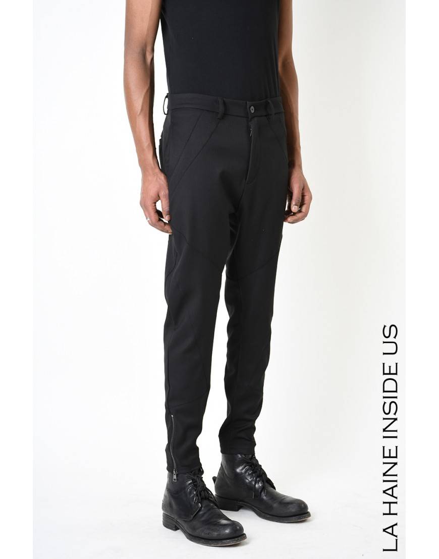 La Haine Inside Us 3B LM198 PANTALONE Nero