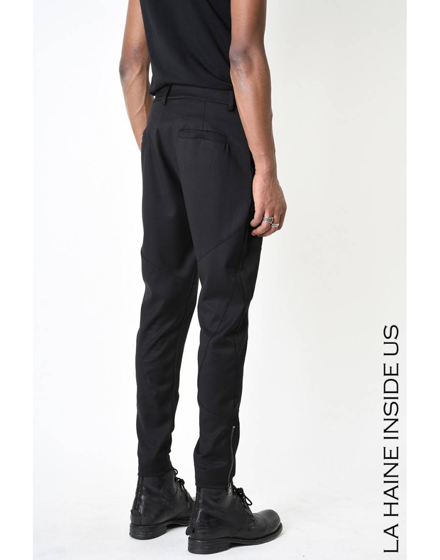 La Haine Inside Us 3B LM198 PANTALONE Nero