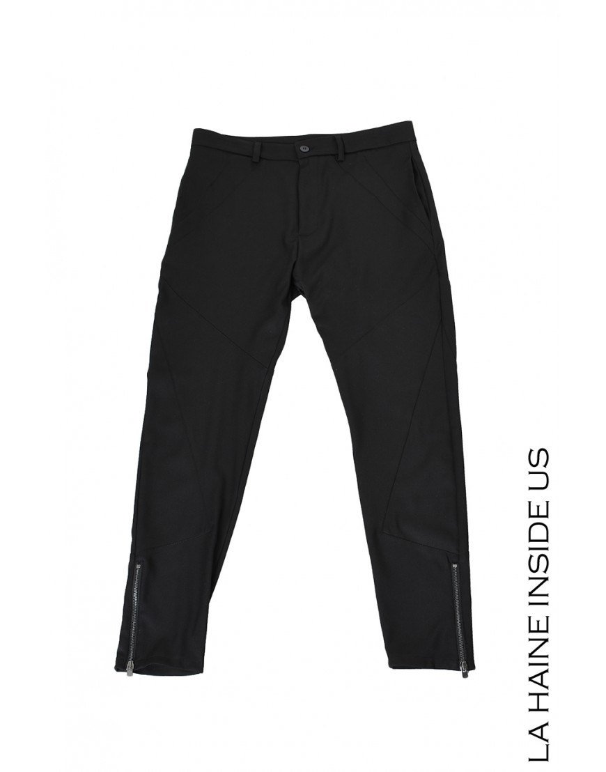 La Haine Inside Us 3B LM198 PANTALONE Nero