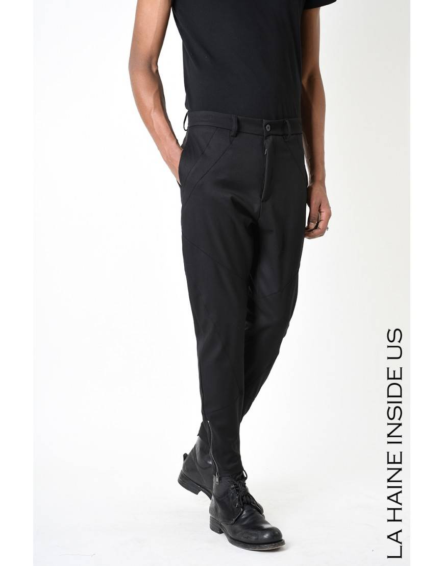 La haine inside us 3B LM198 PANTALONE Nero