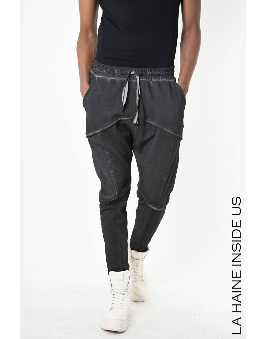 La Haine Inside Us 3B LM199 PANTALONE Nero