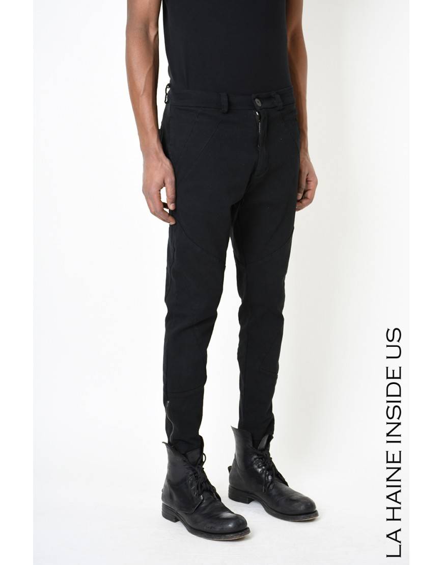 La Haine Inside Us 3B LM228 PANTALONE Nero