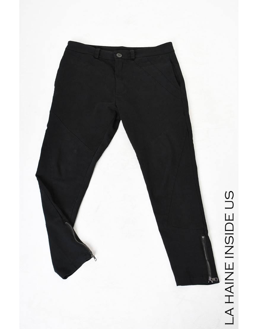 La Haine Inside Us 3B LM228 PANTALONE Nero