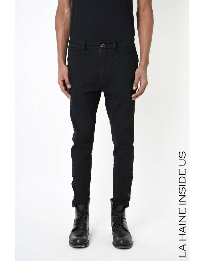 La haine inside us 3B LM228 PANTALONE Nero