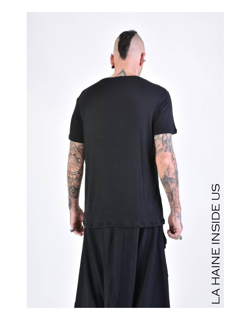 La Haine Inside Us 3J LM167 T-SHIRT Nero