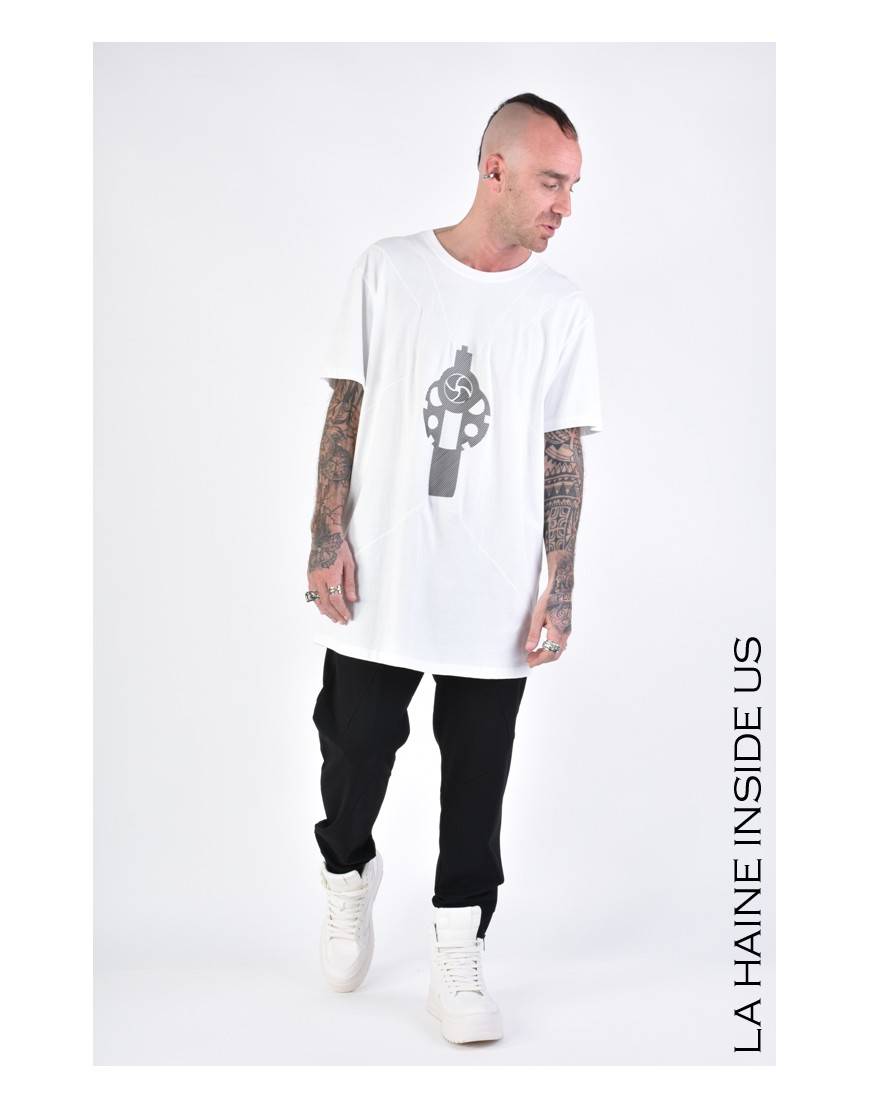 La Haine Inside Us 3M LM035 T-SHIRT Bianco
