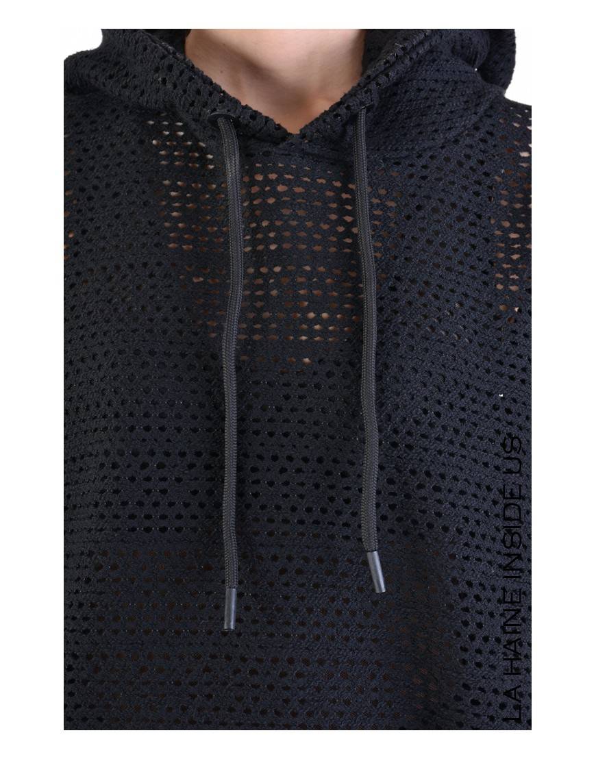 La Haine Inside Us 3M LM102 FELPA UNISEX D Nero