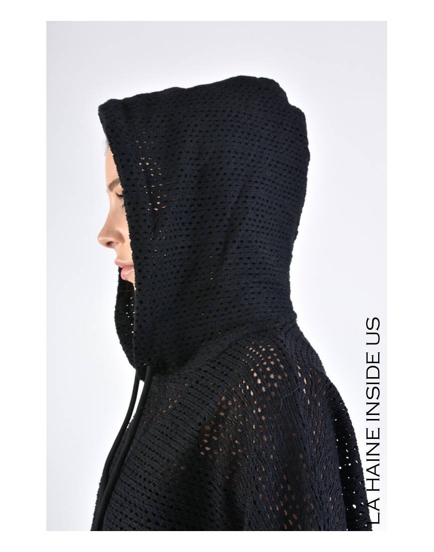 La Haine Inside Us 3M LM102 FELPA UNISEX D Nero