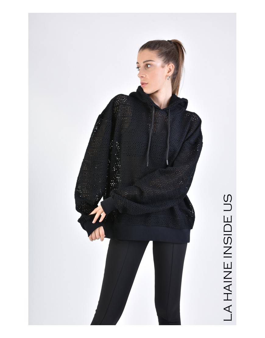 La haine inside us 3M LM102 FELPA UNISEX D Nero