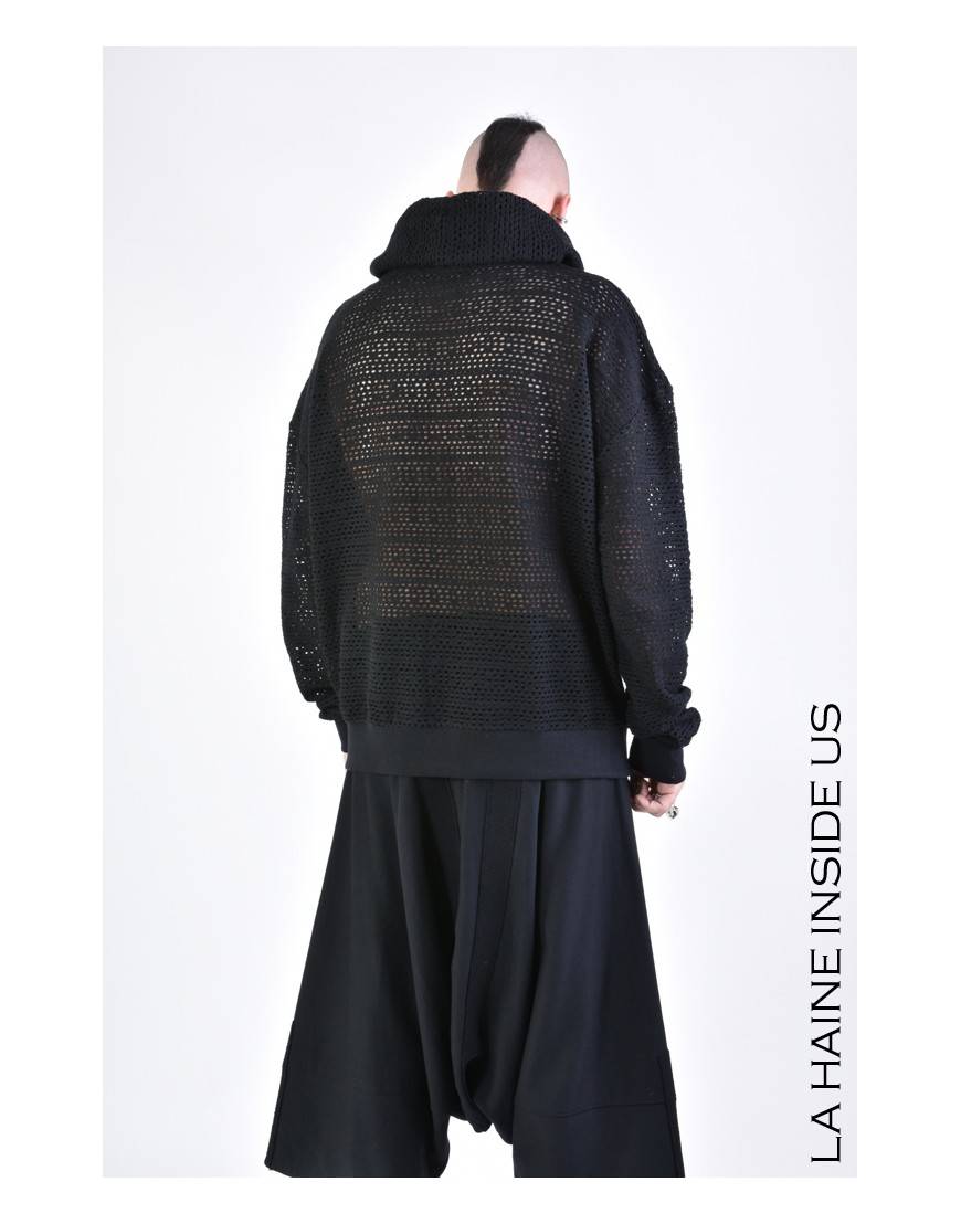 La Haine Inside Us 3M LM102 FELPA UNISEX U Nero