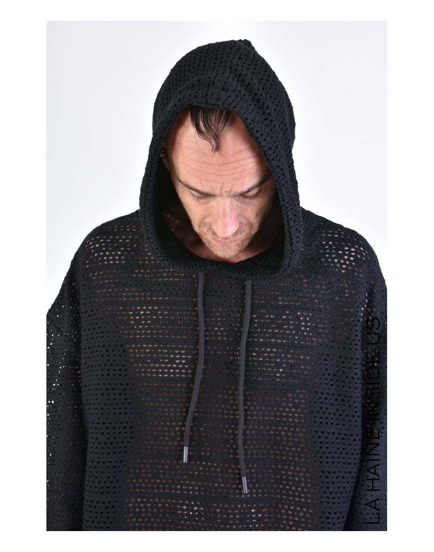 La Haine Inside Us 3M LM102 FELPA UNISEX U Nero