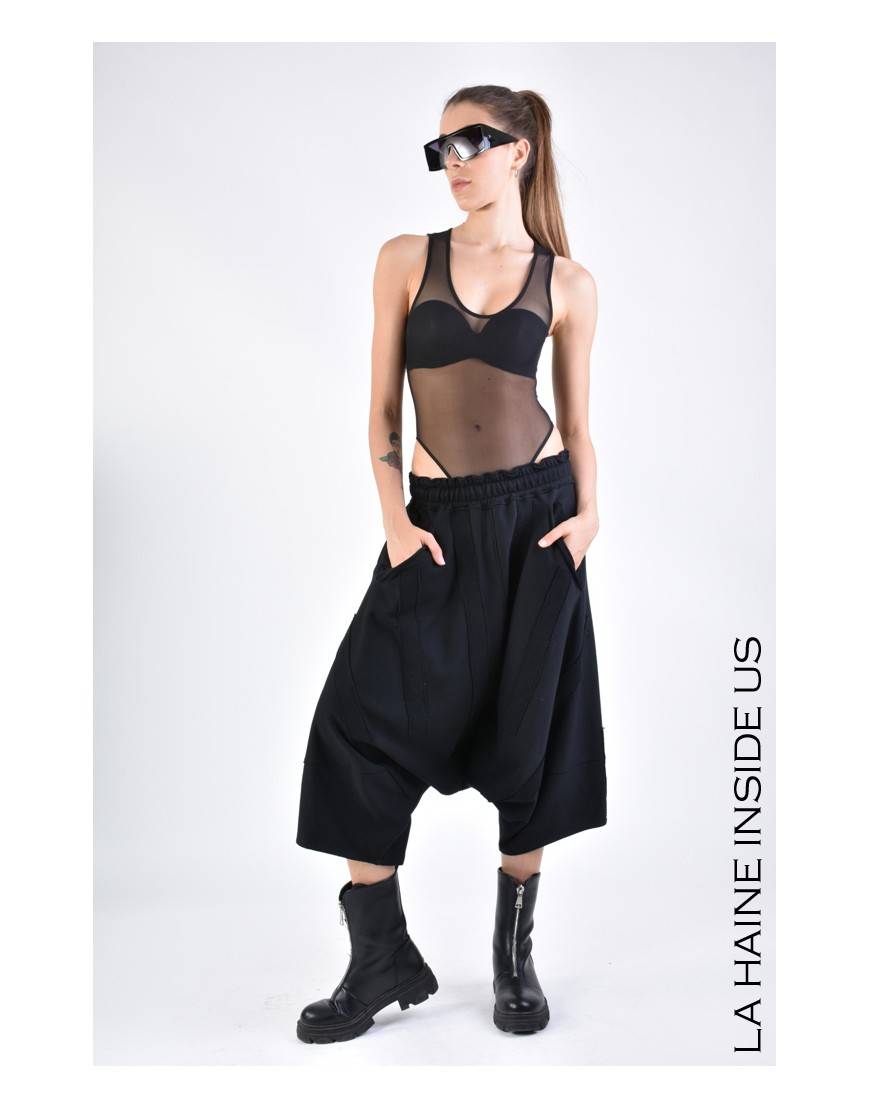 La Haine Inside Us 3M LM127 BERMUDA UNISEX D Nero